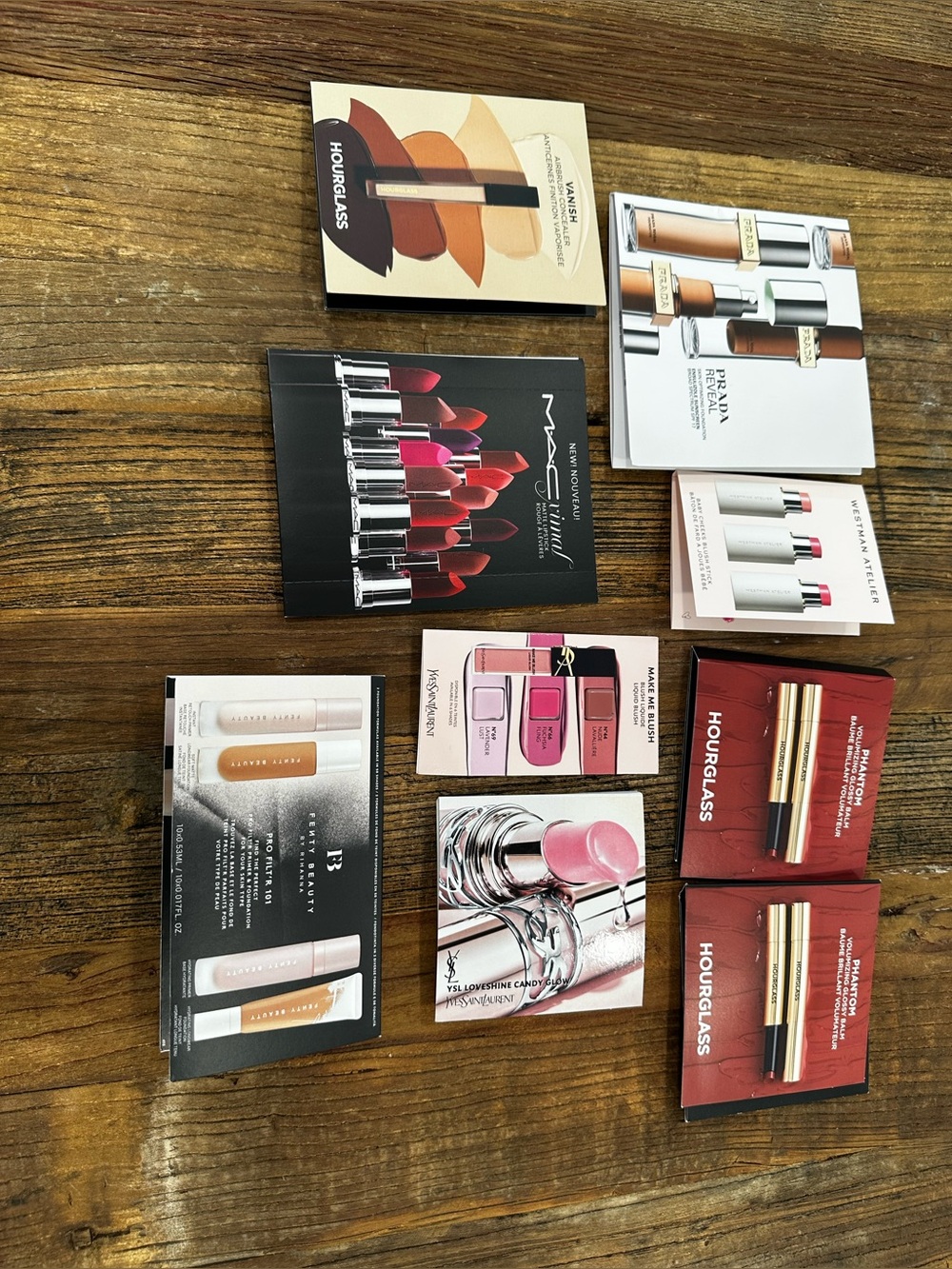 Yves Saint Laurent Lipstick & Lip Gloss Samples - Pink